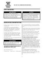 Preview for 5 page of Bakers Pride BPHD-CB-2460i Operation Manual