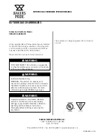 Preview for 2 page of Bakers Pride CBBQ Series Operation Manual