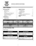 Preview for 3 page of Bakers Pride CBBQ Series Operation Manual