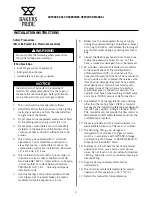 Preview for 4 page of Bakers Pride CBBQ Series Operation Manual