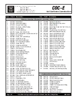 Предварительный просмотр 3 страницы Bakers Pride COC-E Parts List