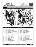 Предварительный просмотр 4 страницы Bakers Pride COC-E Parts List