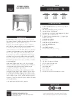 Предварительный просмотр 1 страницы Bakers Pride Convection-Flo 151 Specifications