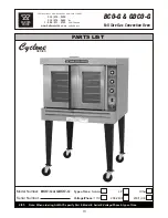 Preview for 13 page of Bakers Pride Cyclone BCO-G1 Install And Operation Instructions