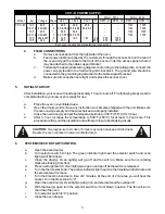 Предварительный просмотр 5 страницы Bakers Pride Cyclone CO11-E Installation And Operating Instructions Manual