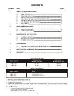 Preview for 2 page of Bakers Pride Dante CBBQ-30S Install And Operation Instructions