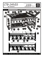 Preview for 2 page of Bakers Pride DANTE CTB-24R Parts List