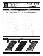 Предварительный просмотр 3 страницы Bakers Pride DANTE LCB-60GS Parts List