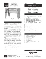 Bakers Pride DS-805 Single Specifications preview