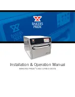 Bakers Pride E300 Installation & Operation Manual preview