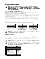 Предварительный просмотр 8 страницы Bakers Pride E300 Installation & Operation Manual