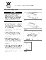 Предварительный просмотр 4 страницы Bakers Pride EP series Operation Manual