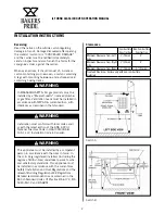 Предварительный просмотр 4 страницы Bakers Pride FC-516 Operation Manual