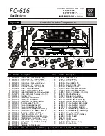 Предварительный просмотр 4 страницы Bakers Pride FC-616 Parts List