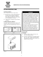 Предварительный просмотр 5 страницы Bakers Pride GP-54 Operation Manual