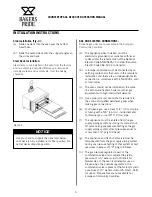 Предварительный просмотр 6 страницы Bakers Pride GP-54 Operation Manual