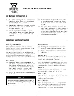 Preview for 10 page of Bakers Pride GP Series Operation Manual