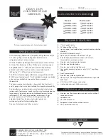 Bakers Pride HDMG-2424 Manual preview