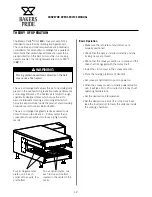 Предварительный просмотр 12 страницы Bakers Pride ICO-1848 Service Manual