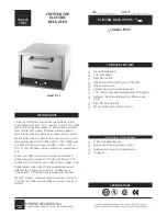 Bakers Pride P-18S Specifications preview