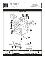 Preview for 1 page of Bakers Pride PD-4 Parts List