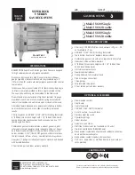 Bakers Pride SUPER DECK Y-600 Specifications preview