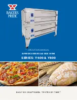 Bakers Pride SUPERDECK Series Operation Manual предпросмотр