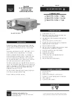 Preview for 1 page of Bakers Pride VH-1828G-1 Specifications