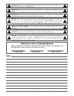 Preview for 3 page of Bakers Pride VH1620E Installation And Operating Instructions Manual