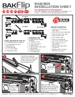 BAKFlip VP Installation Sheet предпросмотр