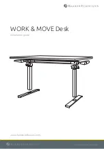 Предварительный просмотр 1 страницы Bakker Elkhuizen WORK & MOVE Desk Installation Manual