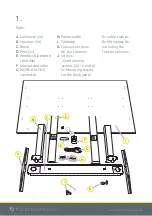 Предварительный просмотр 2 страницы Bakker Elkhuizen WORK & MOVE Desk Installation Manual