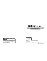Bakon 3200 Instruction Manual preview