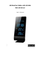 Balance Meteo LED Weather Station User Manual preview