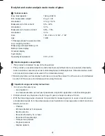 Preview for 4 page of Balance Balance KH 5506 Operating And Safety Instructions Manual