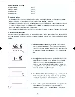 Preview for 6 page of Balance Balance KH 5506 Operating And Safety Instructions Manual