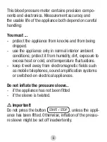 Предварительный просмотр 6 страницы Balance KH 8097 Operating Manual