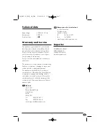 Preview for 7 page of Balance LERVIA KH 1149 Operating Instructions Manual