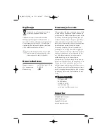 Preview for 13 page of Balance LERVIA KH 1149 Operating Instructions Manual