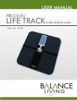 Preview for 1 page of Balance Living Precision LIFE TRACK 10500 User Manual