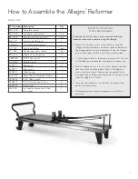 Предварительный просмотр 11 страницы Balanced Body Allegro Reformer Manual