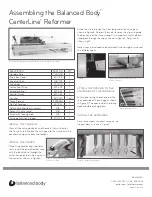 Balanced Body CenterLine Reformer Assembling предпросмотр