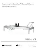 Balanced Body Contrology Assembly Instructions Manual предпросмотр