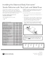 Balanced Body Konnector Manual preview