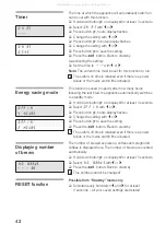 Предварительный просмотр 42 страницы BALAY 3CF458X Operating Instructions Manual