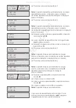 Preview for 71 page of BALAY 3CF458X Operating Instructions Manual