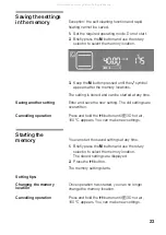 Preview for 23 page of BALAY 3HB469X Instructions For Use Manual