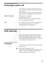 Preview for 31 page of BALAY 3HB469X Instructions For Use Manual