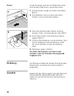 Preview for 25 page of BALAY 3HF518XAD (German) Gebrauchsanweisung