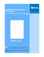 BALAY 3TW62360A Installation And Operating Instructions Manual preview